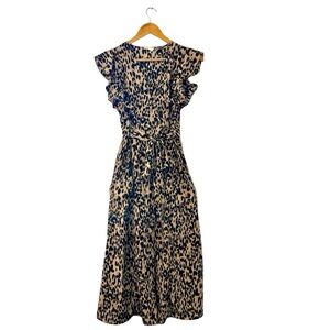 Sienna Sky Animal Print Midi Dress